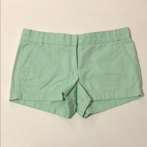 Teal Jcrew Chino Shorts